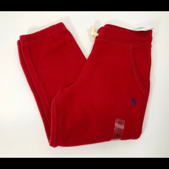 red ralph lauren joggers